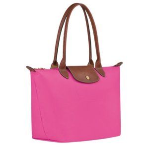 Pink Longchamp Le Pliage Original Tote-M